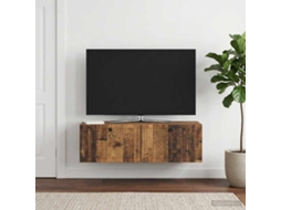 Vidaxl Gabinete De Tv De Parede Madeira Antiga 98 X 31 X 30 Cm