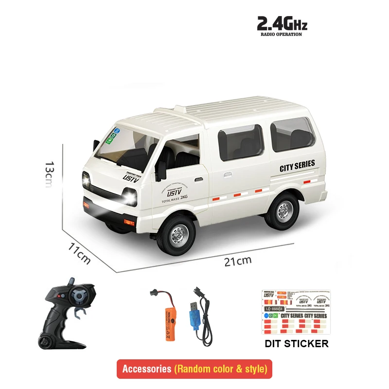 Caminhão Controlado por Rádio com Som e Luz, um Brinquedo Modelo Elétrico Simulado. MDUG