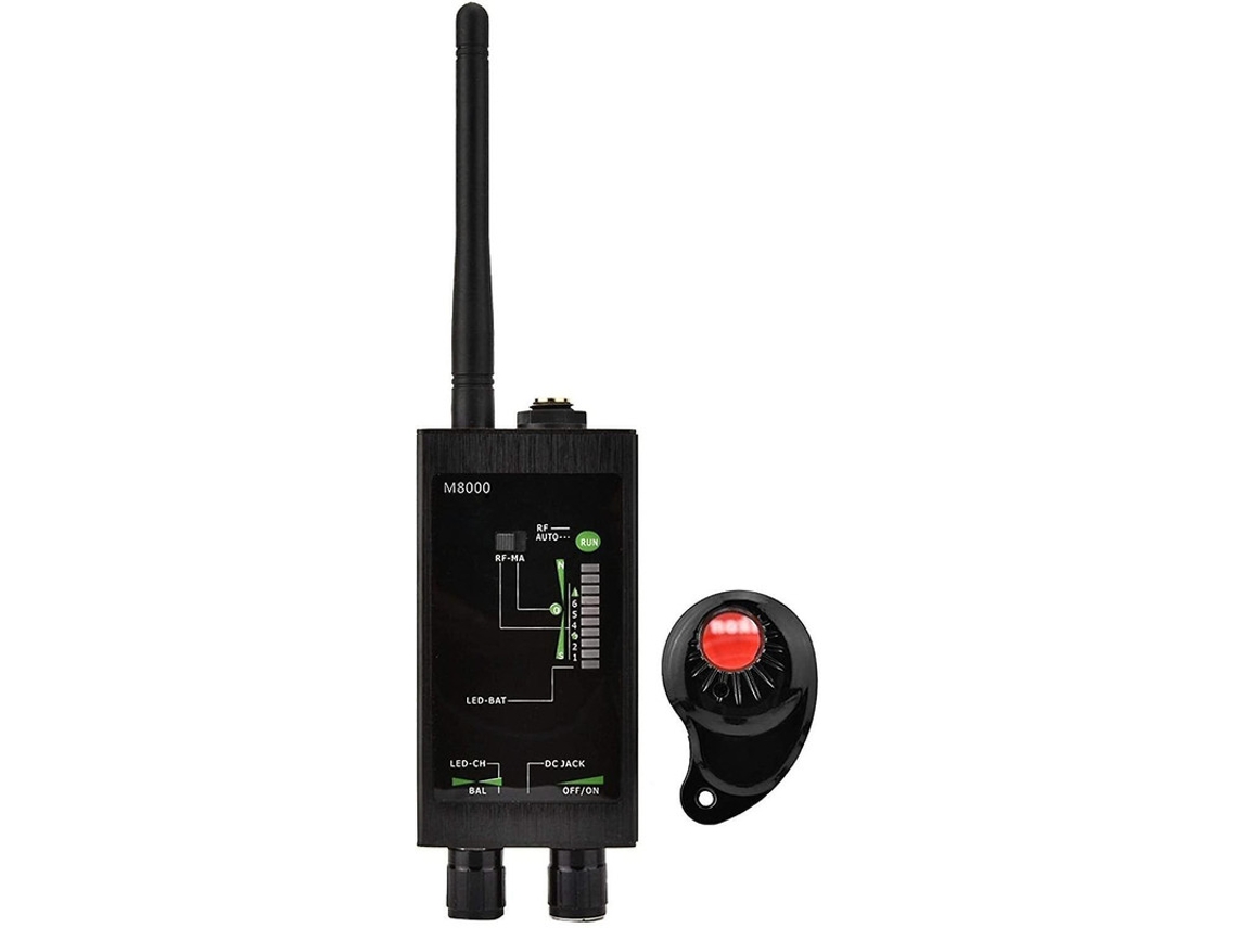 Detecção precisa de câmera com detector anti-espião de alta frequência 1,2g/2,4g Preto 25 35m Preto Preciso Yizhood