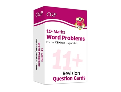 Livro 11 CEM Revision Question Cards Maths Word Problems - Ages 10-11 de CGP Books (Inglês)