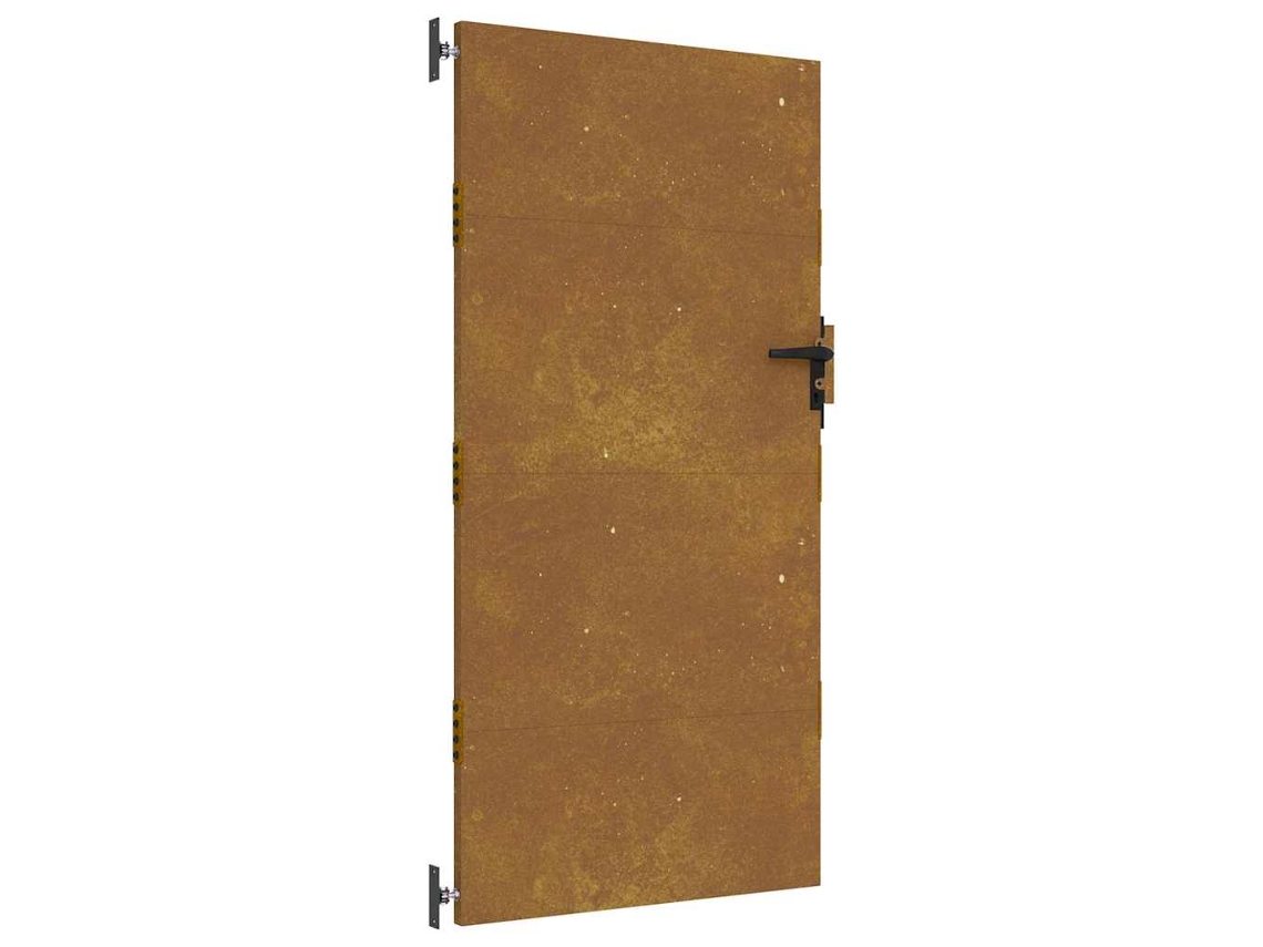 Garden Gate, Garden Gates Vidaxl Marrom Aço (85 X 175 Cm)
