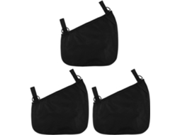 Conjunto de 3 Bolsas Organizadoras para Carrinho de Bebê: Bolsa Lateral em Tela para Carrinho de Bebê CHABERLU