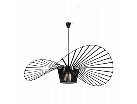 Luminária Suspensa Moderna De Led Preta E27 Para Sala De Jantar De 120cm Zmh