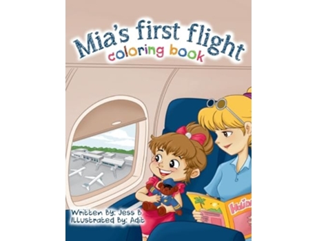 Livro Mias First Flight - Coloring Book de Jessica Baerg (Inglês)