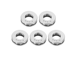 5 Peças Rolamento Axial De Bola 51203 Trilho Convexo Para Pressão Plana Acessórios Industriais