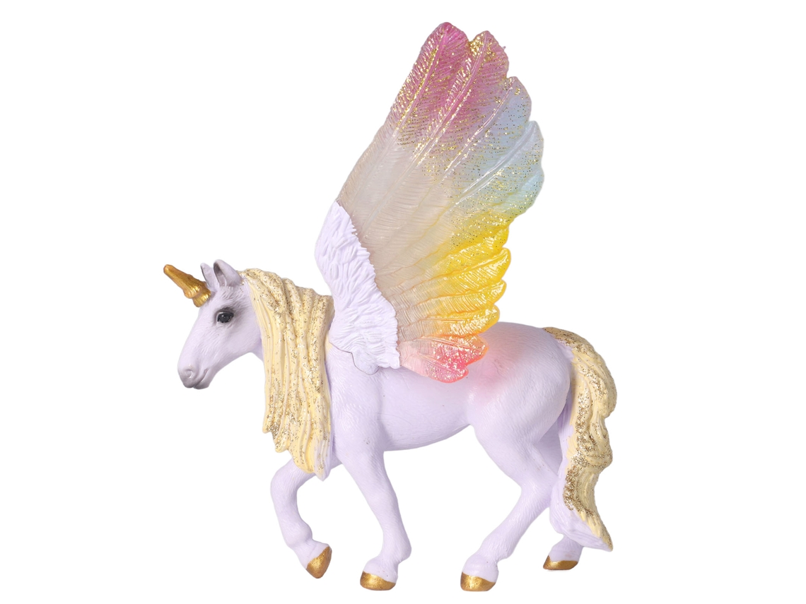 Ats estátua de Cavalo Voador Exquisita Colorida Belo Modelo de Cavalo com Trabalho Fino Brinquedo para Crianças