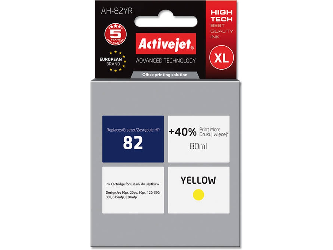Tinteiro ACTIVEJET AH-913 - EXPACJAHP0069 Amarelo