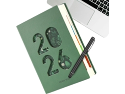 Anual Caderno De 365 Dias Em Couro Sintético, Agenda Mensal 2026, Formato A5, Diária, Escritório, Escola
