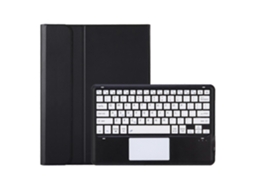 Capa De Couro Para Tablet Ah16-a Em Tpu Ultrafina Com Teclado Bluetooth Destacável E Touchpad.