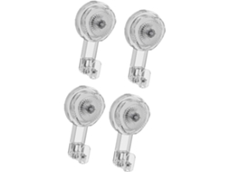 Conjunto De 4-cabides Parede Resistentes Com Ventosa, Multiuso, Para Banheiros E Cozinhas, Ideal Para Toalhas E