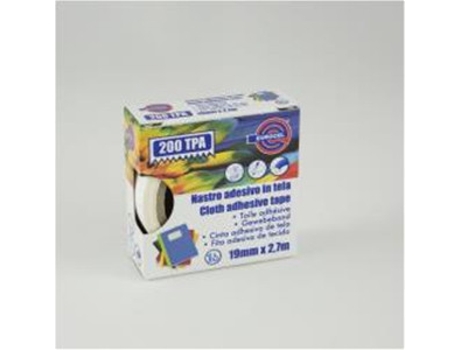 EUROCEL 016014194 Fita Adesiva 2 7 M Tecido Branco 16 Peças