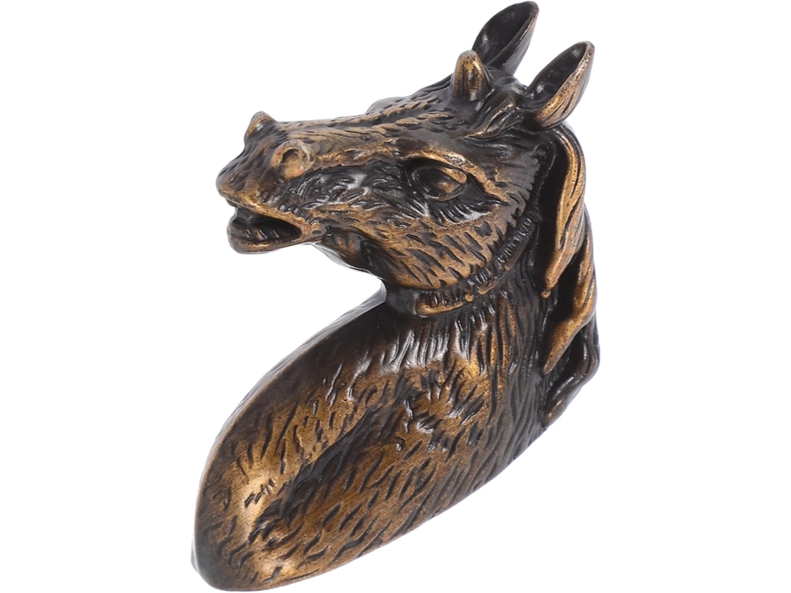 Puxador Vintage Em Liga De Zinco Com Cabeça Cavalo Para Armários Cozinha Ideal Portas