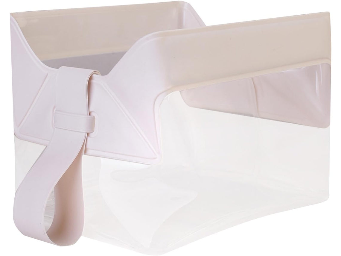 Nécessaire Transparente Com Fecho Magnético