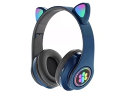 Auscultadores Bluetooth REDCORINGE  Sem Fio Dobrável Hifi Música Cancelamento