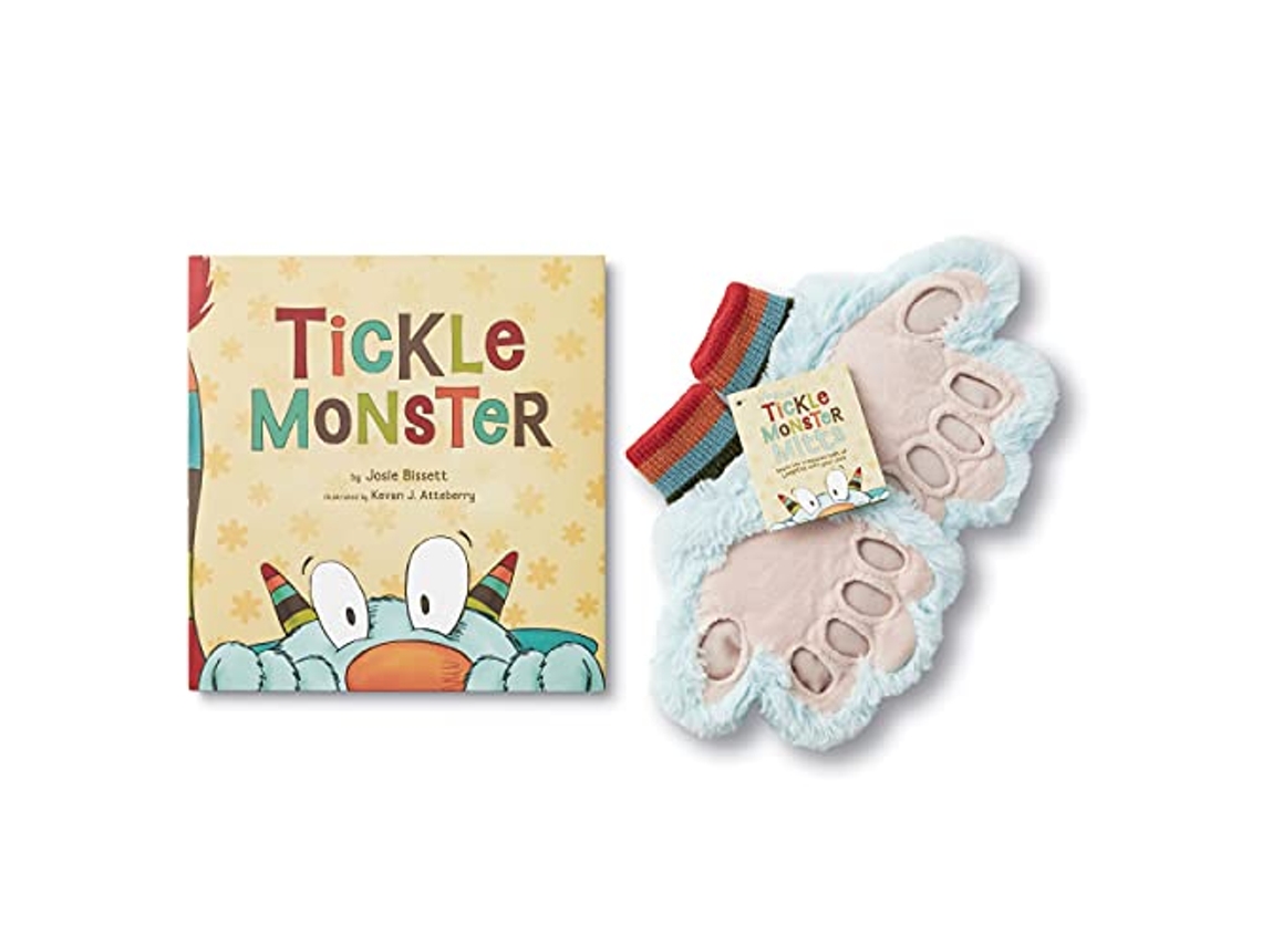 Livro Tickle Monster Laughter Kit — Includes the Tickle Monster book and fluffy mitts for reading aloud and tickling de Josie Bissett (Inglês)