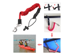 Mali corda Elástica para Remo Kayak Canoa Lanyard de Segurança para Vara de Pesca Acessório de Barco