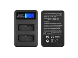 Carregador HALINUIA para Canon Lp e10 Duplo Usb com Ecrã Lcd