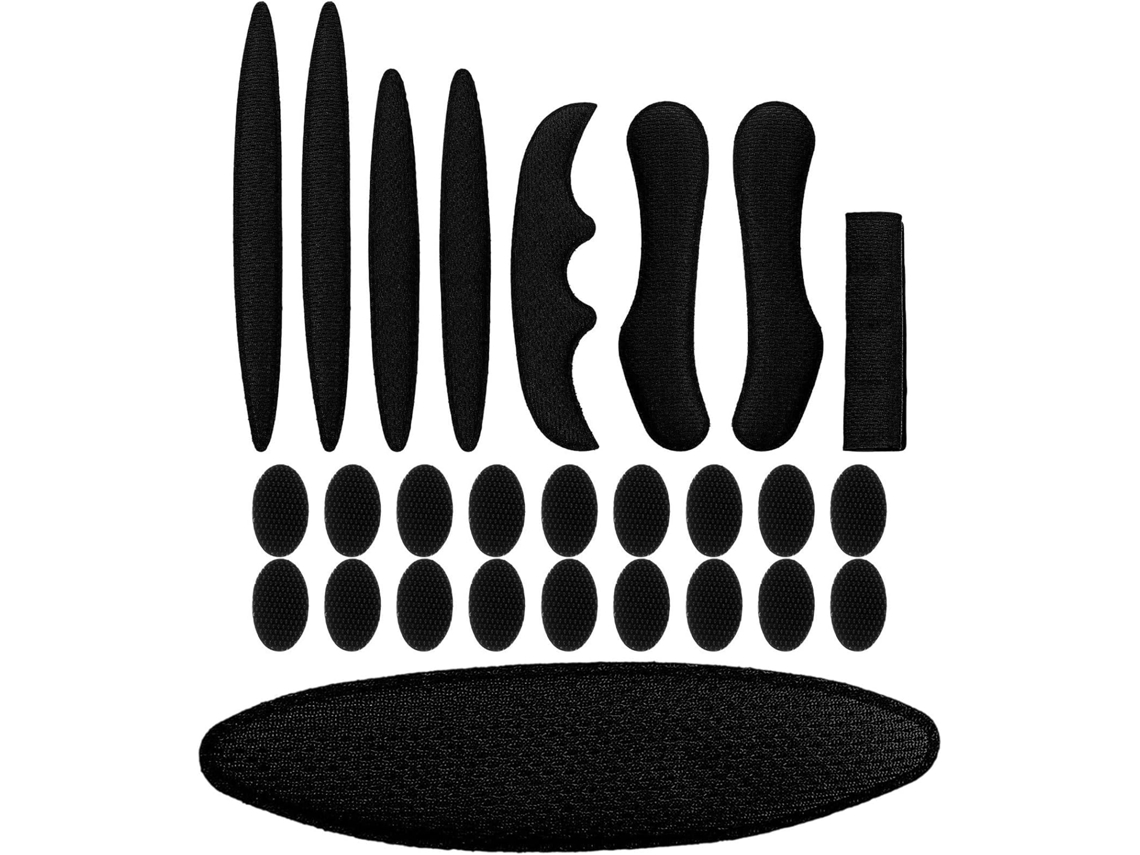 Kit de acolchoamento de espuma para capacetes de motocicleta e bicicleta elétrica.