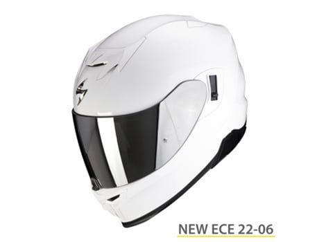 Capacete de motociclista de rosto inteiro Scorpion Exo-520 Evo Air Solid ECE 22-06
