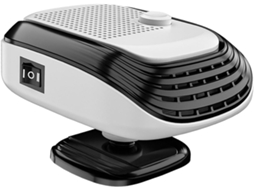 Ventilador Portátil Para Carro De 150w Com Aquecimento Rápido, Desembaçamento Do Para Brisa, Cabo De 150cm, Rotação De