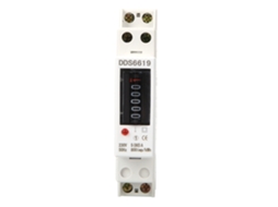 Medidor de Energia 1p Fase Única Barra Din 5 a para Eletrodomésticos Dds6619 001 (60)