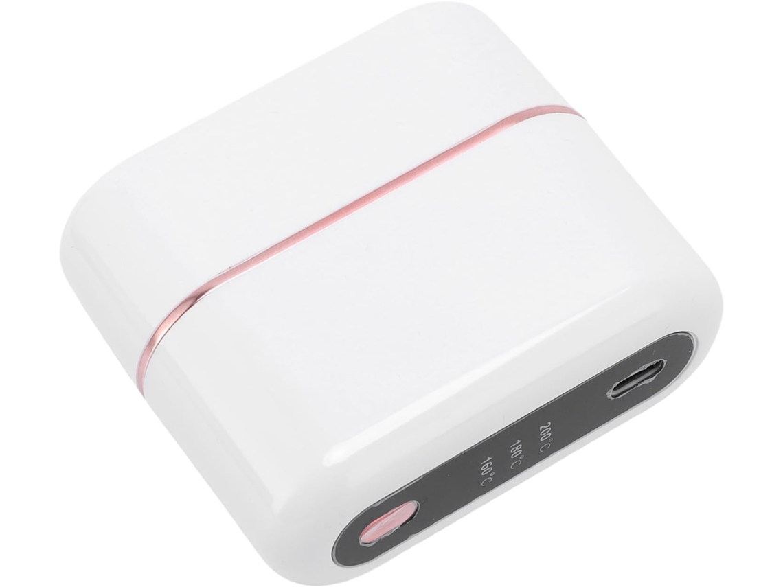 Mini Escova Alisadora SFUSHOS com fio, íons negativos, bateria de 2000 mAh