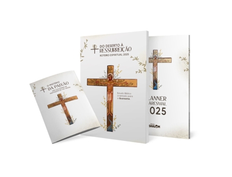 Livro Combo Do Deserto À Ressurreição Retiro Quaresmal Planner Via Sacra De Livraria Shalom (português Do Brasil)