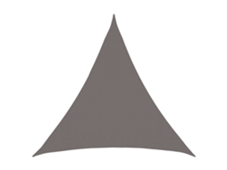 Vidaxl Vela De Sombra 2 X 2 X 2 M Hdpe Triangular Cinzento-claro