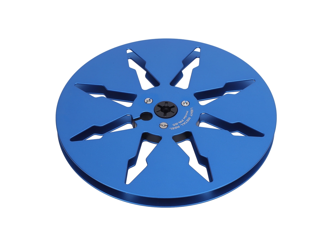 Aetheria carretel de Fita Vazio 7 Polegadas Liga de Alumínio com 8 Buracos para Gravadores Revox Studer Reel To Reel 1/4 Polegada Azul