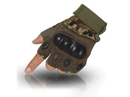 Luvas de Meio Dedo para Motociclismo, Luvas Militares para Atividades Ao Ar Livre, Luvas para Ciclismo MDUG (camufladas, Tamanho M)