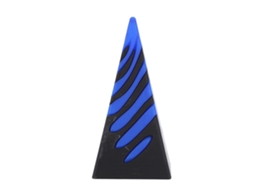 Primerox brinquedo Anti estresse Cone Espiral Impossível 3d Impresso para Mesa Azul Preto