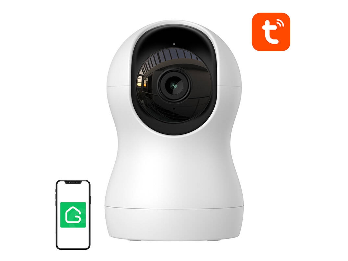 Câmera interna giratória Wi-Fi Gosund para smartphone Tuya 3MP Full HD