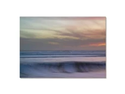 Pôster Em Tela - Pôr Do Sol À Beira-mar, 59,4x42cm A2 - (azul, Fotografia, Clássico, Paisagens)