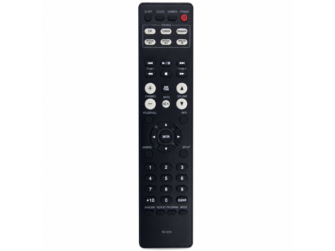 Comando À Distância Compatível Com Amplificador Denon Rc-1214_zhd