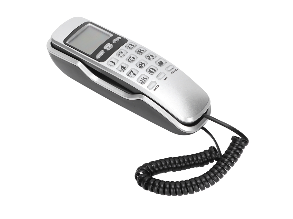 Telefone com Fio EOOCOO (adequado para Casa e Hotel, de Uso Duplo em Parede e de Mesa)