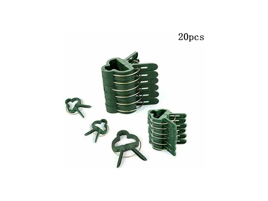 Grampos de jardim AQUAFORGE, 20 unidades, suporte para plantas