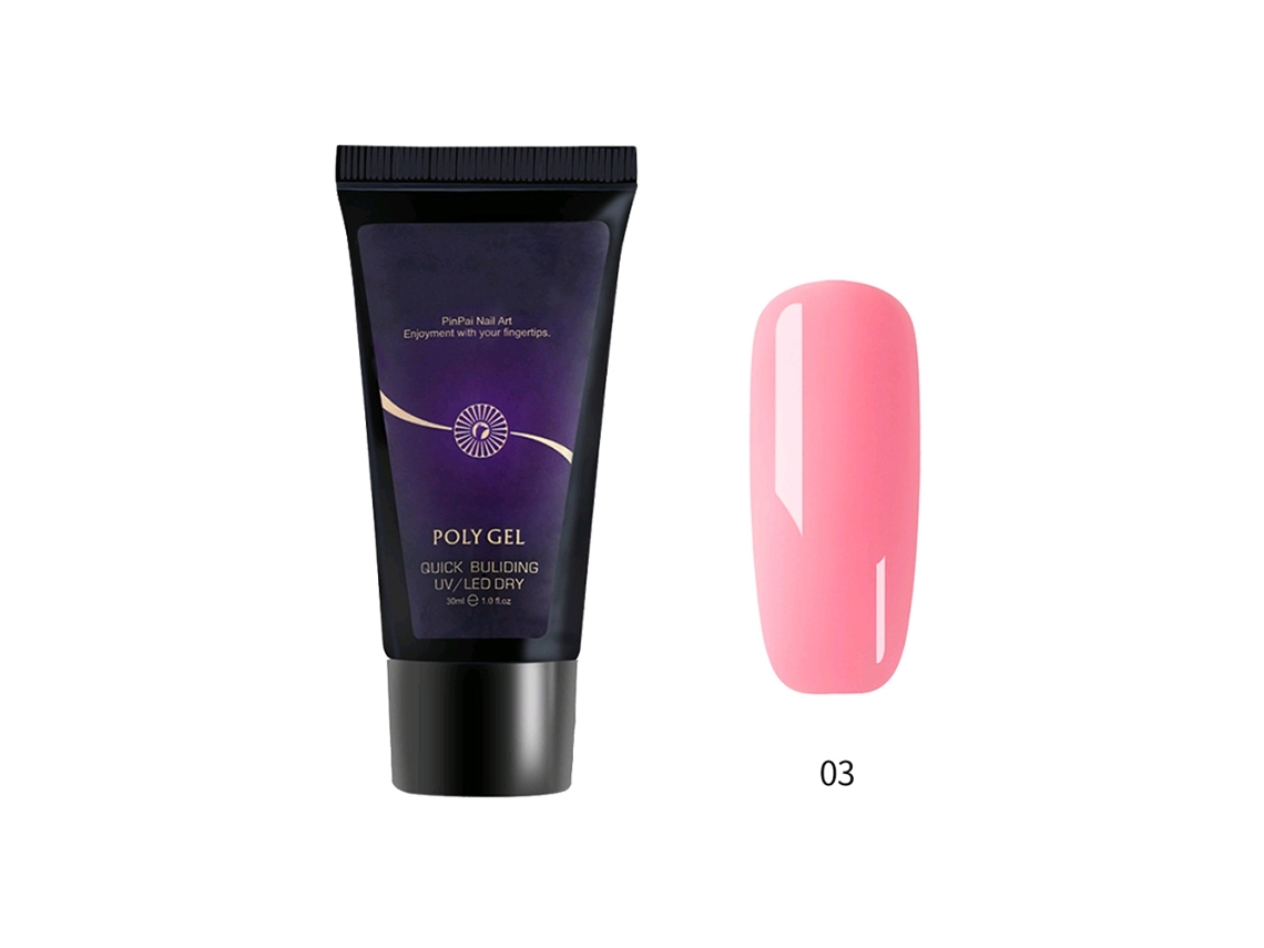 Resina Uv Para Extensión De Uñas Rápida 30ml Para Manicura (rosa Oscuro)