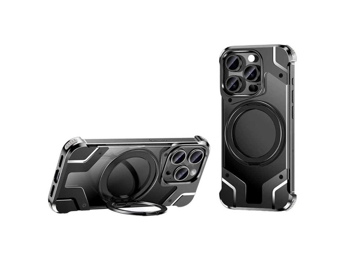 Suporte Casa Para Iphone 15 Pro Magnética Preto