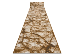 Passadeira Bcf Morad Marmur Mármore Bege/Ouro Cinza 70 cm
