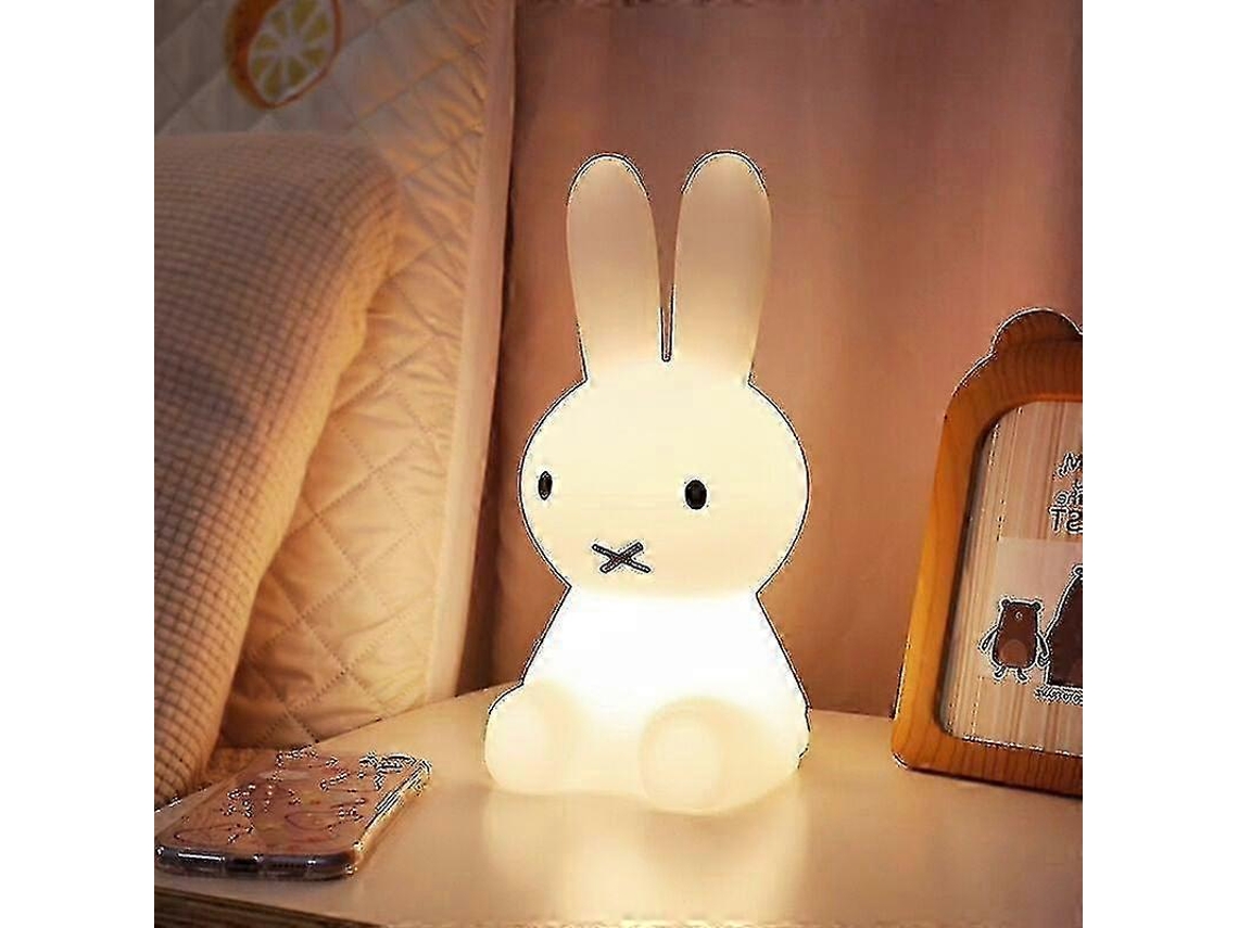 Luminária Noturna Led, Brinquedo Infantil Coelho de Luz, Decoração Colorida para Quarto, Adequada para Crianças, Novo Modelo 5 BRILVIBERA