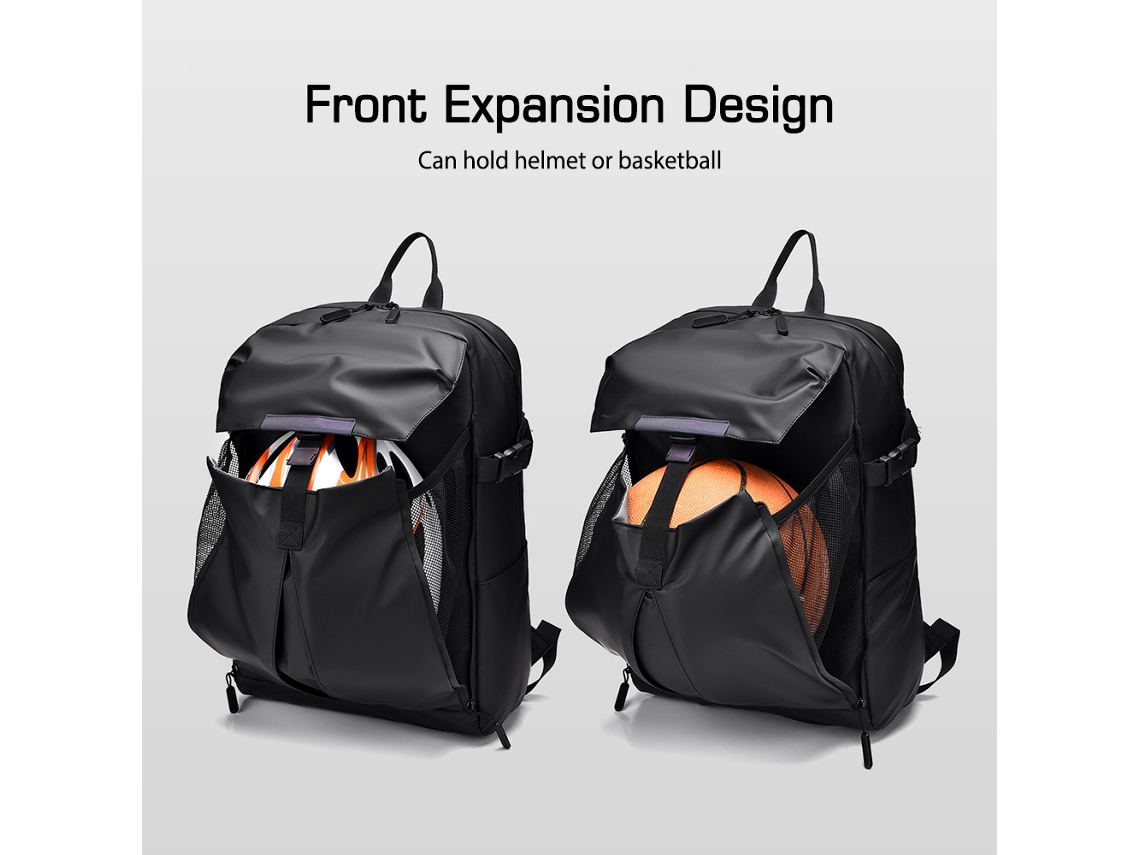 Mochila Esportiva Impermeável para Basquete e Futebol, com Compartimento para Bola e Grande Capacidade S/MARCA