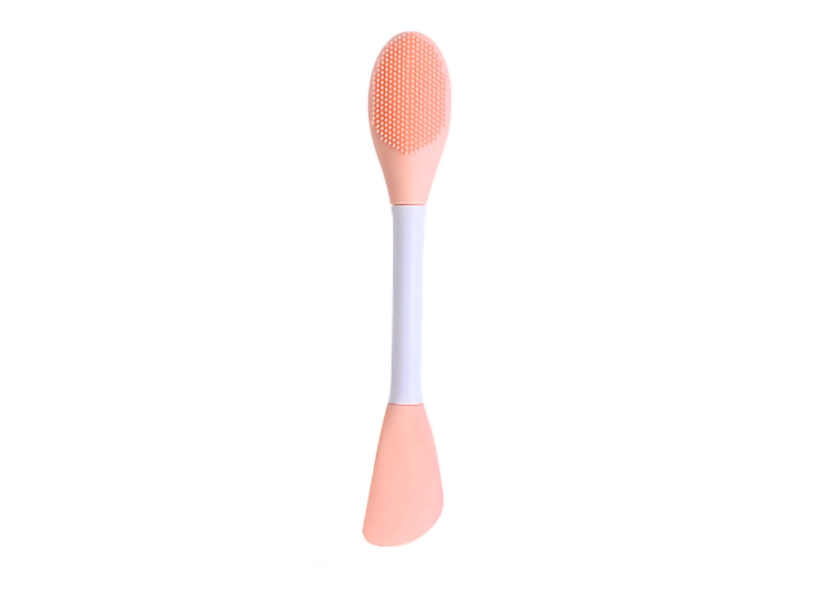 Pincel De Máscara Facial Duplo Aplicação E Massagem