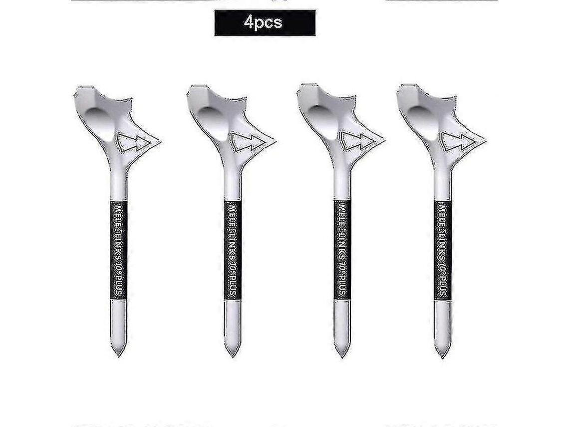 Lurelia Tees De Golfe Duráveis Com Design De Inclinação De 10° Que Reduz O Giro E Elimina A Resistência, Conjunto De Tees De Treinamento De 4 Peças