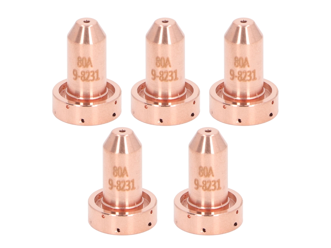 5 Peças De Bico De Tocha De Corte Plasmático Em Latão Espessado Para Sl60 Sl100 80a