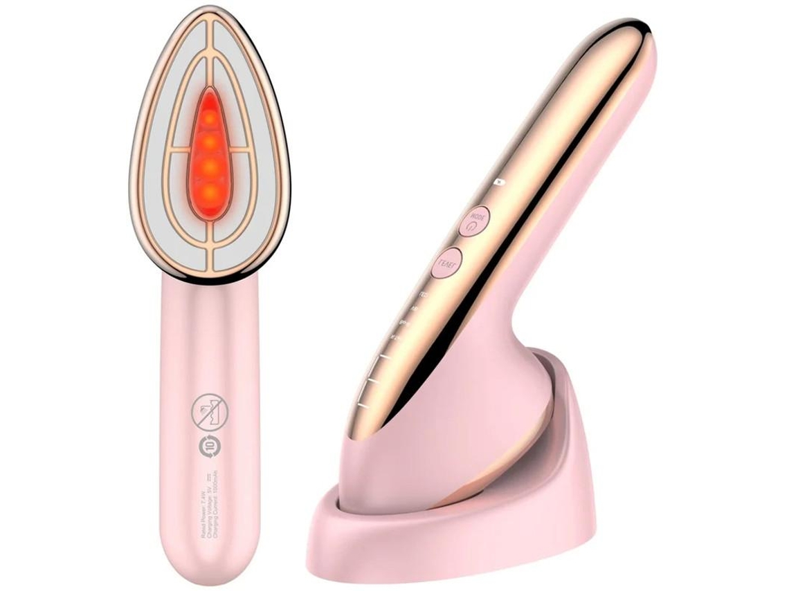 Máquina Elétrica De Alta Frequência Sem Fios Para Massajador Facial Profissional Para Rosto Rosa Yizhood
