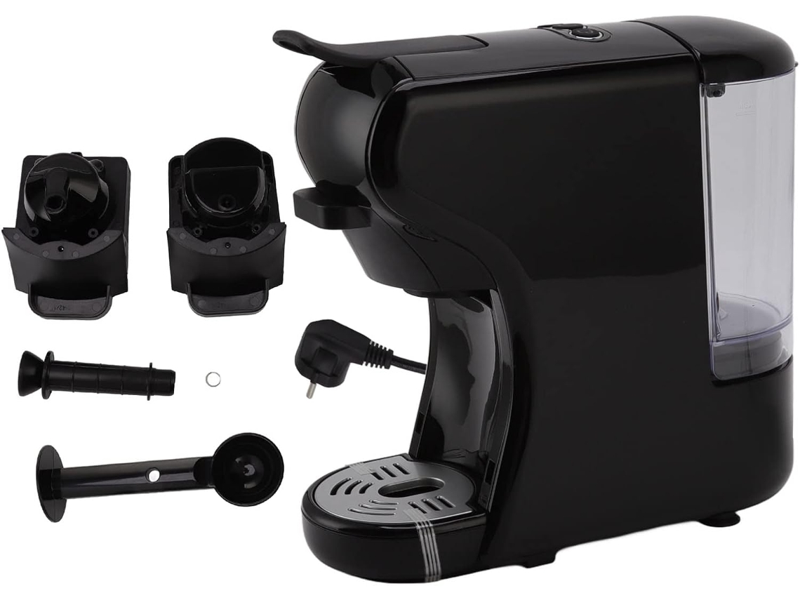 Máquina De Café Expresso Multifuncional 4 Em 1 Compatível Com Cápsulas