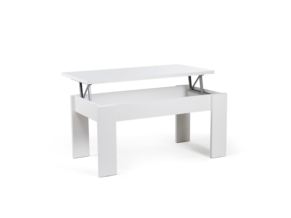 Mesa de Centro Elevada 51/63X105X55 Branca VENPRODIN