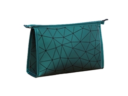 Bolsa de Maquilhagem Diamantada Portátil Grande Capacidade Impermeável e Multifuncional Pu RNEMITERY