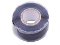 Cinta de reparação de tubos e cabos, impermeável, autoadesiva, resistente ao calor e pressão, 300x2,6x0,5cm, preto S/MARCA