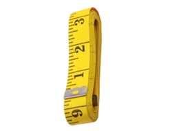 Lurelia Fita Métrica Flexível Dupla Escala Portátil 3m Pvc Amarelo Para Costura E Artesanato